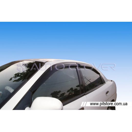 Auto Clover Дефлекторы окон на DAEWOO NUBIRA (накладные)