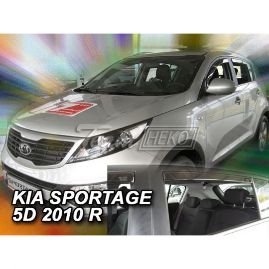 Team Heko Дефлекторы окон на Kia Sportage III '10-15 (вставные) Team Heko Дефлекторы окон на Kia Sportage III '10-15 (вставные)