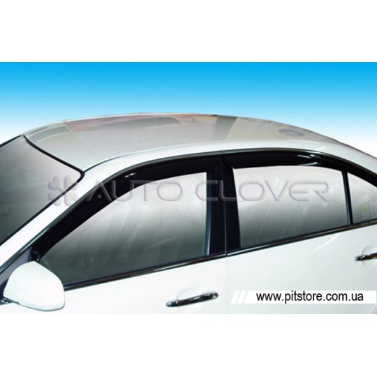 Auto Clover Дефлекторы окон на KIA MAGENTIS II '05-11 (накладные)