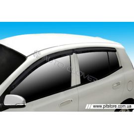 Auto Clover Дефлекторы окон на KIA PICANTO I '04-11 (накладные)
