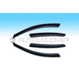 Auto Clover Дефлекторы окон на KIA RIO II '05-11 хэтчбек (накладные) Auto Clover Дефлекторы окон на KIA RIO II '05-11 хэтчбек (накладные)