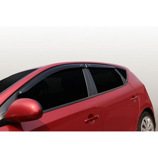 Azard Дефлекторы окон на Kia Cee'd II '12- хэтчбек (ПК, накладные) Azard Дефлекторы окон на Kia Cee'd II '12- хэтчбек (ПК, накладные)