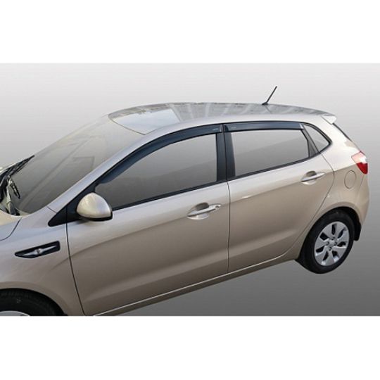 Azard Дефлекторы окон на Kia Rio III '11- хэтчбек (ПК, накладные) Azard Дефлекторы окон на Kia Rio III '11- хэтчбек (ПК, накладные)