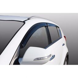Azard Дефлекторы окон на Kia Sportage III '10-15 (ПК, накладные)