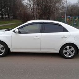 COBRA TUNING Дефлекторы окон на Kia Cerato II '08- седан (накладные)