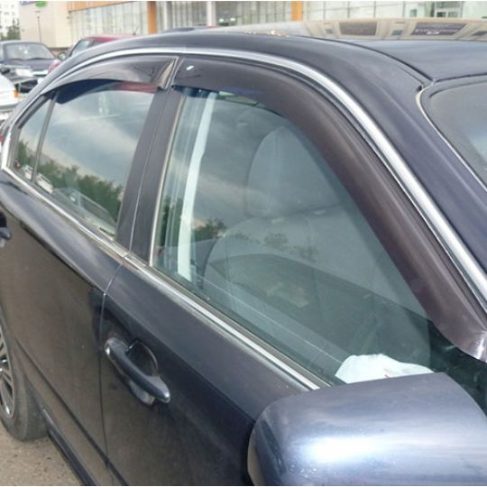 COBRA TUNING Дефлекторы окон на Kia Magentis II '05-11 (накладные) COBRA TUNING Дефлекторы окон на Kia Magentis II '05-11 (накладные)