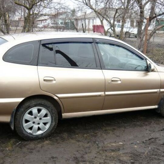 COBRA TUNING Дефлекторы окон на Kia Rio I '00-05 хэтчбек 5d (накладные) COBRA TUNING Дефлекторы окон на Kia Rio I '00-05 хэтчбек 5d (накладные)