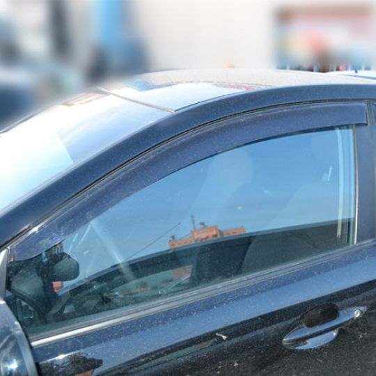 COBRA TUNING Дефлекторы окон на Kia Rio III '11- седан (накладные)