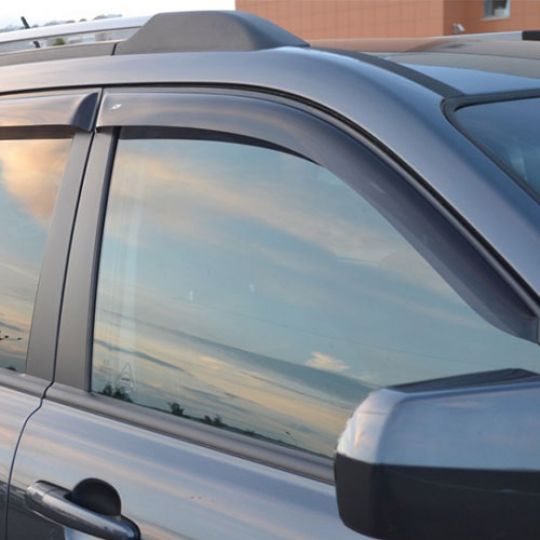 COBRA TUNING Дефлекторы окон на Kia Sportage II '04-10 (накладные) COBRA TUNING Дефлекторы окон на Kia Sportage II '04-10 (накладные)