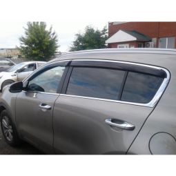 COBRA TUNING Дефлекторы окон на Kia Sportage IV '15- (накладные)