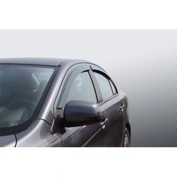 Azard Дефлекторы окон на Mitsubishi Lancer X '07- седан (ПК, накладные)