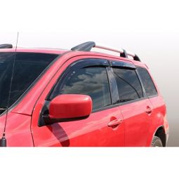 Corsar Дефлекторы окон на MITSUBISHI Outlander I '01-06 кроссовер (накладные) Corsar Дефлекторы окон на MITSUBISHI Outlander I '01-06 кроссовер (накладные)