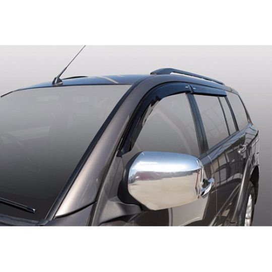 Corsar Дефлекторы окон на MITSUBISHI Pajero Sport II '08- внедорожник (накладные)