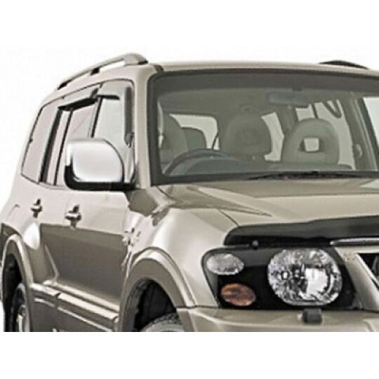 EGR Дефлекторы окон на MITSUBISHI PAJERO III '00-07 (накладные) EGR Дефлекторы окон на MITSUBISHI PAJERO III '00-07 (накладные)