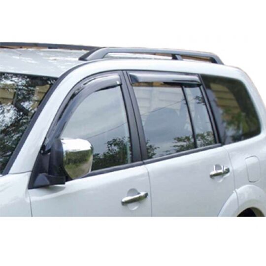 EGR Дефлекторы окон на MITSUBISHI PAJERO SPORT II '08- (накладные) EGR Дефлекторы окон на MITSUBISHI PAJERO SPORT II '08- (накладные)