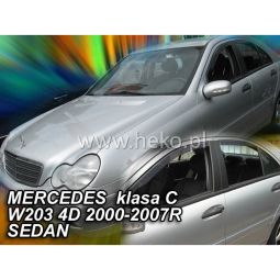 Team Heko Дефлекторы окон на Mercedes-Benz C-Class (W203) '00-07 седан (вставные)