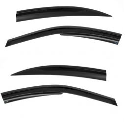 SunPlex Дефлектори вікон для Mercedes-Benz E-Class (W211) '02-09 седан (накладні)