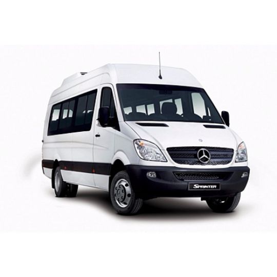 Corsar Дефлекторы окон на MERCEDES-BENZ Sprinter (W906) '06- фургон (накладные)