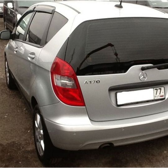 COBRA TUNING Дефлекторы окон на Mercedes-Benz A-Class (W169) '04-12 (накладные) COBRA TUNING Дефлекторы окон на Mercedes-Benz A-Class (W169) '04-12 (накладные)