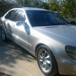 COBRA TUNING Дефлекторы окон на Mercedes-Benz S-Class (W220) '98-05 (накладные)