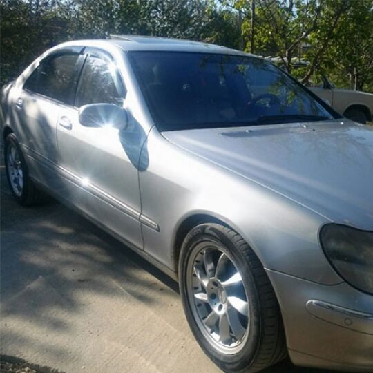 COBRA TUNING Дефлекторы окон на Mercedes-Benz S-Class (W220) '98-05 (накладные)