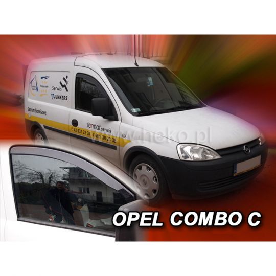 Team Heko Дефлекторы окон на Opel Combo C '01-11 (передние, вставные) Team Heko Дефлекторы окон на Opel Combo C '01-11 (передние, вставные)