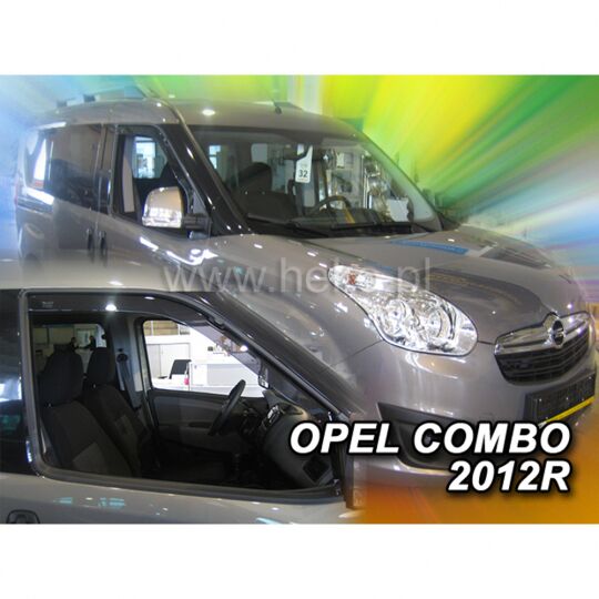 Team Heko Дефлекторы окон на Opel Combo D '11-18 (передние, вставные) Team Heko Дефлекторы окон на Opel Combo D '11-18 (передние, вставные)