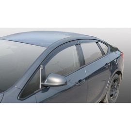 Azard Дефлекторы окон на Opel Astra J '12- седан (ПК, накладные)