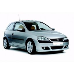 Corsar Дефлекторы окон на OPEL Corsa C '00-06 хэтчбек (накладные)
