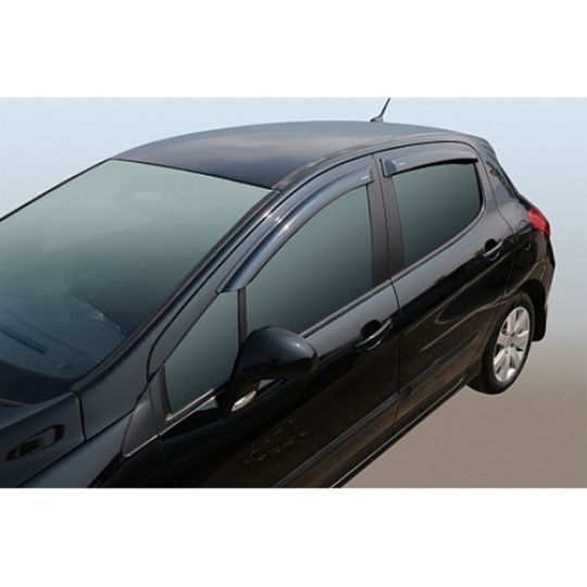 Azard Дефлекторы окон на Peugeot 308 I '07-13 (ПК, накладные)