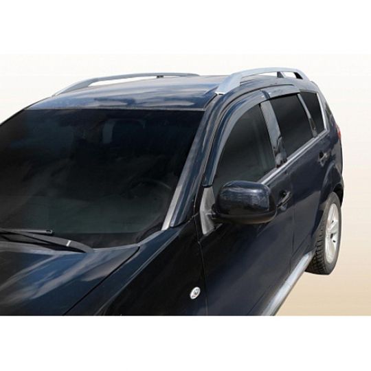 Azard Дефлекторы окон на Peugeot 4007 '07-13 (ПК, накладные)