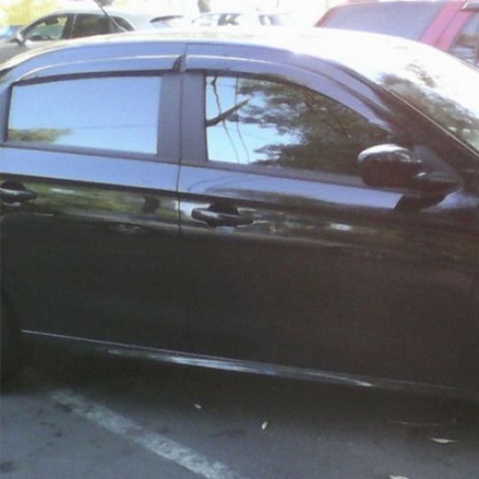 COBRA TUNING Дефлекторы окон на Peugeot 301 '12- седан (накладные)