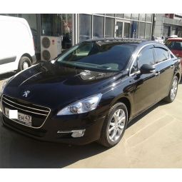 COBRA TUNING Дефлекторы окон на Peugeot 508 '10- седан (накладные)