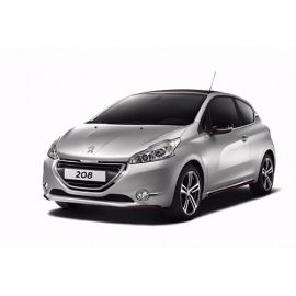 Corsar Дефлекторы окон на PEUGEOT 208 '12- хэтчбек 3d (накладные)