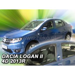 Team Heko Дефлекторы окон на Renault Logan/Dacia Logan II '12- седан (вставные) Team Heko Дефлекторы окон на Renault Logan/Dacia Logan II '12- седан (вставные)