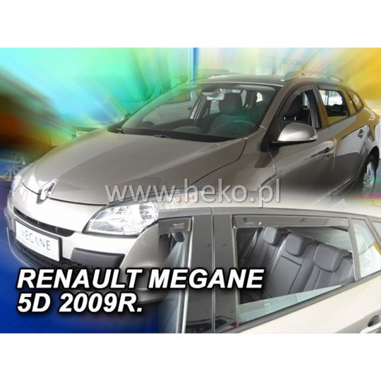 Team Heko Дефлекторы окон на Renault Megane III '08-15 Grandtour 5D (вставные) Team Heko Дефлекторы окон на Renault Megane III '08-15 Grandtour 5D (вставные)
