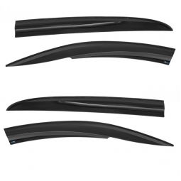 SunPlex Дефлектори вікон для Renault Megane II '02-09 седан (накладні)