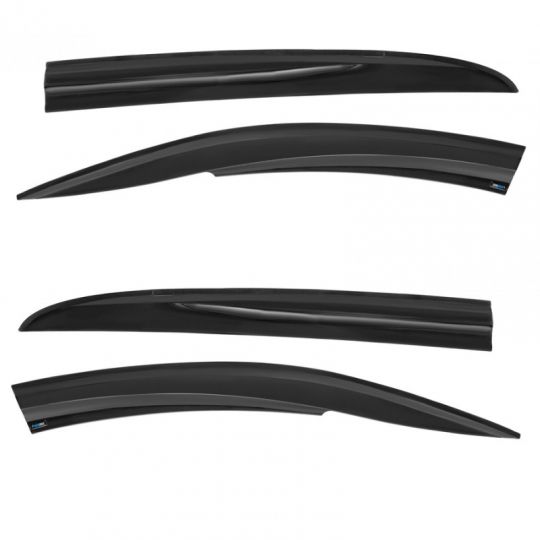 SunPlex Дефлектори вікон для Renault Megane II '02-09 седан (накладні) SunPlex Дефлектори вікон для Renault Megane II '02-09 седан (накладні)