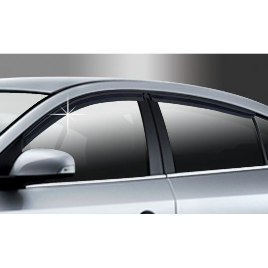 Auto Clover Дефлекторы окон на RENAULT FLUENCE '09- (накладные)