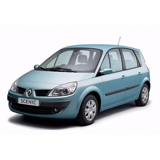Corsar Дефлекторы окон на RENAULT Scenic II '03-09 минивэн (накладные) Corsar Дефлекторы окон на RENAULT Scenic II '03-09 минивэн (накладные)