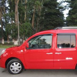 COBRA TUNING Дефлекторы окон на Renault Kangoo II '08- 5d (накладные)