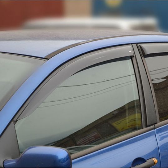 COBRA TUNING Дефлекторы окон на Renault Megane II '02-09 седан (накладные) COBRA TUNING Дефлекторы окон на Renault Megane II '02-09 седан (накладные)