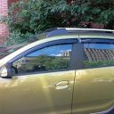COBRA TUNING Дефлекторы окон на Renault Sandero/Dacia Sandero II '13- (накладные)