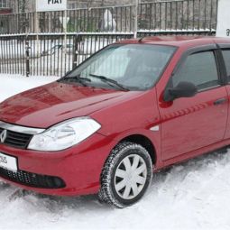 COBRA TUNING Дефлекторы окон на Renault Symbol II '08- (накладные)