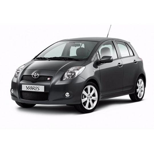 Corsar Дефлекторы окон на TOYOTA Yaris II '06-11 (накладные)