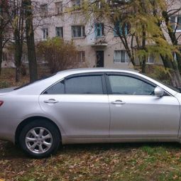 COBRA TUNING Дефлекторы окон на Toyota Camry (XV40) '06-11 седан (накладные) COBRA TUNING Дефлекторы окон на Toyota Camry (XV40) '06-11 седан (накладные)