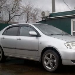 COBRA TUNING Дефлекторы окон на Toyota Corolla (E12/13) '01-06 седан (накладные)