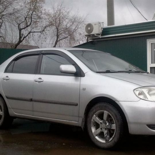 COBRA TUNING Дефлекторы окон на Toyota Corolla (E12/13) '01-06 седан (накладные)