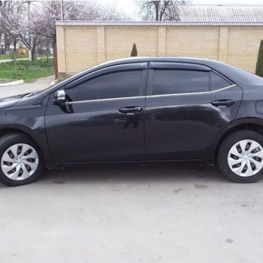 COBRA TUNING Дефлекторы окон на Toyota Corolla (E16/17) '12- седан (накладные)