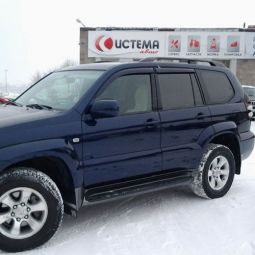 COBRA TUNING Дефлекторы окон на Toyota Land Cruiser Prado (120) '02-09 5d (накладные)